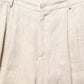 Dolce & Gabbana Beige Linen Tapered Men Dress Trouser Pants