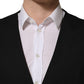 Dolce & Gabbana Black Single Breasted Men Waistcoat Vest