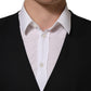 Dolce & Gabbana Black Wool Single Breasted Waistcoat Vest