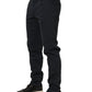 Dolce & Gabbana Black Cotton Mid Waist Skinny Men Denim Jeans