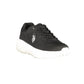 U.S. POLO ASSN. Black Polyurethane Women's Sneaker
