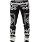 Dolce & Gabbana Black Cotton Poplin MarinaPrint Trouser Pants