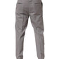 Dolce & Gabbana Gray Wool Tapered Men Dress Trouser Pants