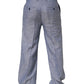 Dolce & Gabbana Light Blue Linen Straight Dress Trouser Pants