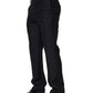 Dolce & Gabbana Black Wool Tapered Leg Dress Trouser Pants