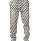Dolce & Gabbana White Graphic Heart Print Men Trousers Pants