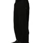 Dolce & Gabbana Black Mid Waist Straight Men Trouser Pants