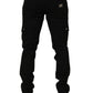 Dolce & Gabbana Black Cotton Stretch Skinny Men Denim Jeans