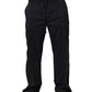 Dolce & Gabbana Black Nylon Straight Jogger Sweatpants Pants