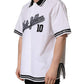 Dolce & Gabbana White LogoPatch Cotton Baseball Casual Shirt