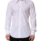 Dolce & Gabbana White MARTINI Long Sleeves Men Dress Shirt