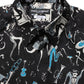 Dolce & Gabbana Black Jazz Club Cotton GOLD Fit Dress Shirt