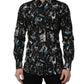 Dolce & Gabbana Black Jazz Club Cotton GOLD Fit Dress Shirt