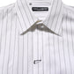 Dolce & Gabbana White Stripes Cotton Men Formal Dress Shirt