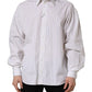 Dolce & Gabbana White Stripes Cotton Men Formal Dress Shirt