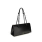 Jil Sander Black Calf Leather Bos Taurus Shoulder Bag