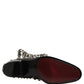 Dolce & Gabbana Black Crystal Embellished High Boots Shoes