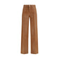 L'Agence Beige Cotton Jeans Denim