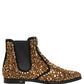 Dolce & Gabbana Gold Embellished Chelsea Ankle Boots Shoes