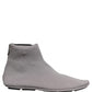 Dolce & Gabbana Gray Stretch Mesh Men Ankle Boots Shoes