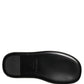 Dolce & Gabbana Black Crystal Embellished Platform Men Slides Shoes