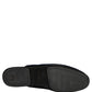 Dolce & Gabbana Dark Blue Suede Slides Flat Slipper Men Shoes