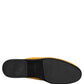 Dolce & Gabbana Yellow Suede Slides Flat Slipper Men Shoes
