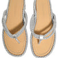 Dolce & Gabbana Silver Rope Slides Sandals Flip Flops Shoes