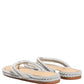 Dolce & Gabbana Silver Rope Slides Sandals Flip Flops Shoes