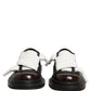 Dolce & Gabbana Brown Leather Slip On Flat Sandals Men Shoes