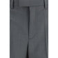 Valentino Gray Wool Oves Aries Dress Pants
