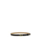 Valentino Garavani Black Calf Leather Bos Taurus Regular Belt
