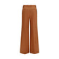 Chloé Orange Cotton Flared Pants