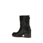 Chloé Black Calf Leather Bos Taurus Ankle Boots