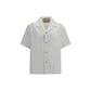 Valentino White Cotton Shortsleeve Shirt