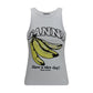 Ganni White Cotton Sleeveles T-Shirt