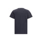 Ganni Black Cotton T-Shirt