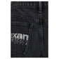 Alexander Wang Black Cotton Bermuda Shorts