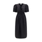 Ganni Black Cotton Casual Dress