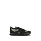 Valentino Garavani Black Polyamide Athletic Sneakers
