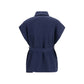 Brunello Cucinelli Blue Cotton Coat