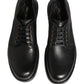 Dolce & Gabbana Black Leather Lace Up Derby Dress Men Shoes