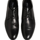 Dolce & Gabbana Dress Black Leather Lace Up Derby Shoes