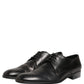 Dolce & Gabbana Dress Black Leather Lace Up Derby Shoes