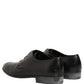 Dolce & Gabbana Dress Black Leather Lace Up Derby Shoes