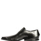 Dolce & Gabbana Dress Shiny Black Slip On Plastic Dress Shoes