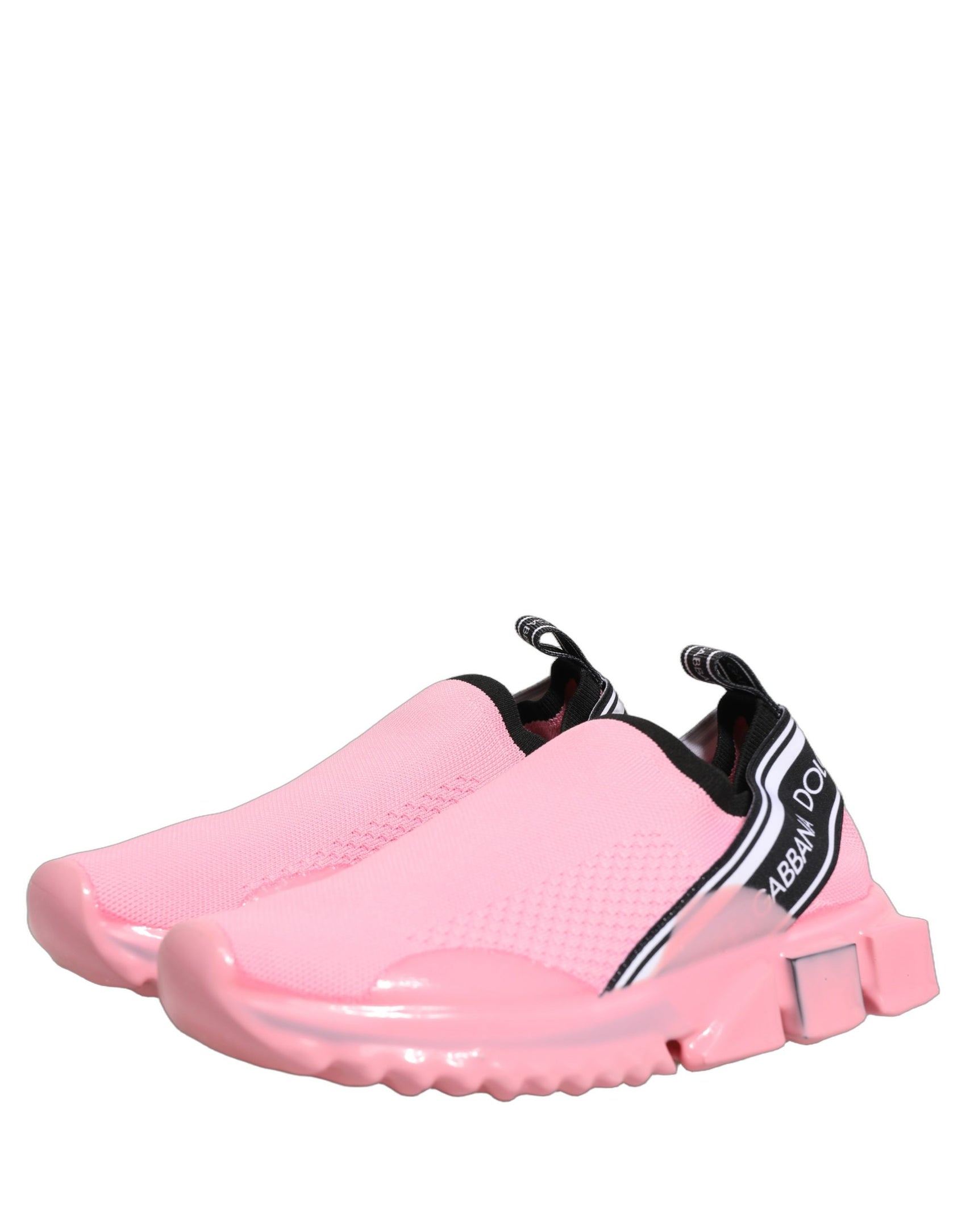 Dolce & Gabbana Pink Slip On Low Top Sorrento Sneakers Shoes