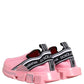 Dolce & Gabbana Pink Slip On Low Top Sorrento Sneakers Shoes
