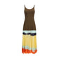 Fendi Multicolor Viscose Casual Dress