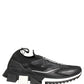 Dolce & Gabbana Black White Sorrento Slip-On Logo Sneakers Shoes